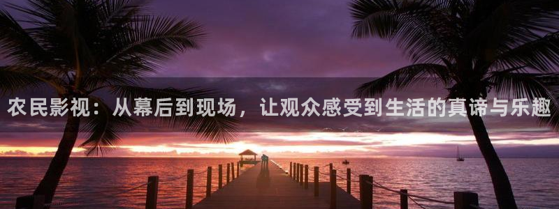 电影伦理影院：农民影视：从幕后到现场，让观众感受到生活的真谛与乐趣